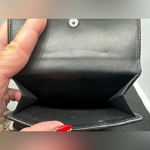 Gucci Canvas Snakeskin Print/Leather Bifold Wallet - Picture 3 of 8